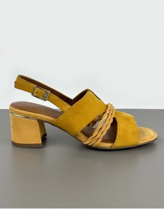 Tamaris sandały żółte | 07505