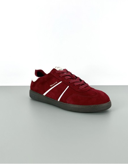 Tamaris sneakersy bordowe|...