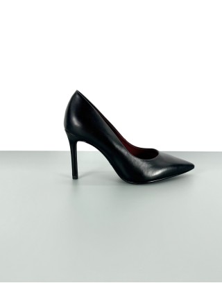 Tamaris szpilki czarne | 07586