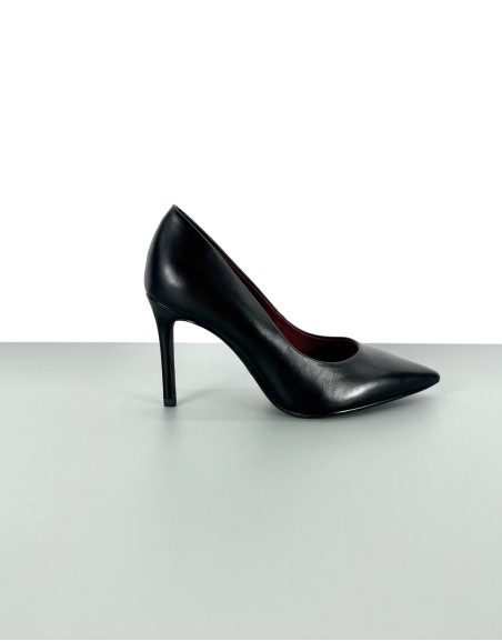 Tamaris szpilki czarne | 07586