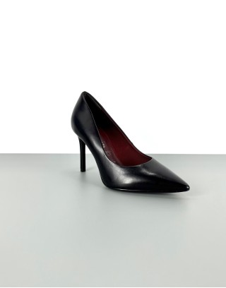 Tamaris szpilki czarne | 07586