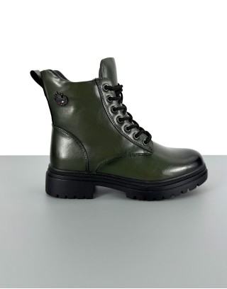 Trzewiki ciemna zieleń | 91093