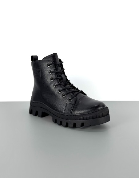 Trzewiki skórzane czarne |...