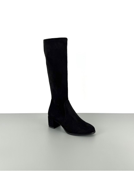 Kozaki stretch czarne | 82026