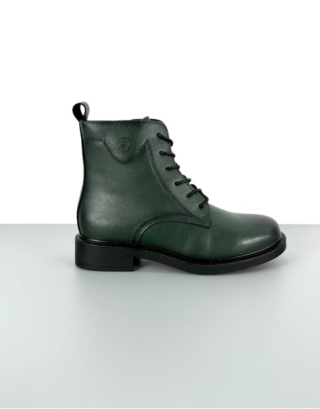 Trzewiki skórzane ciemna...