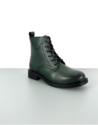 Trzewiki skórzane ciemna...