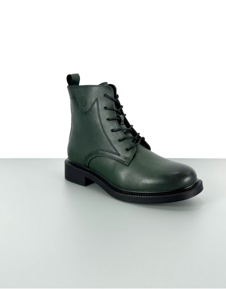 Trzewiki skórzane ciemna...