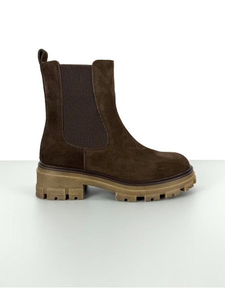 Trzewiki skórzane czekolada...