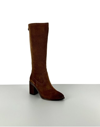 Kozaki skórzane brązowe |...