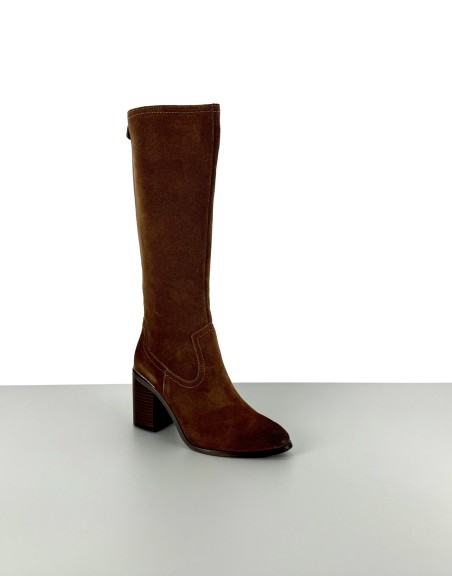 Kozaki skórzane brązowe |...