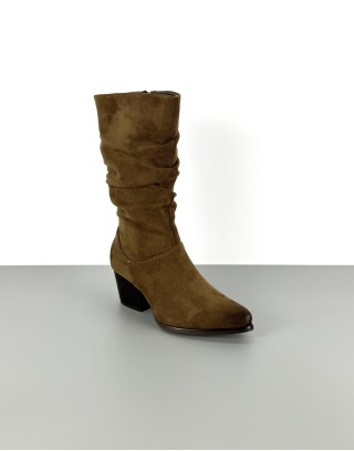 Kozaki marszczone khaki  |...