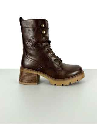 Wysokie workery ciemna...