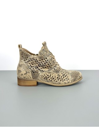 Ażurowe trzewiki beżowe |...