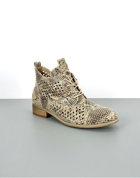 Ażurowe trzewiki beżowe |...