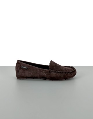 Mokasyny ażurowe skórzane...