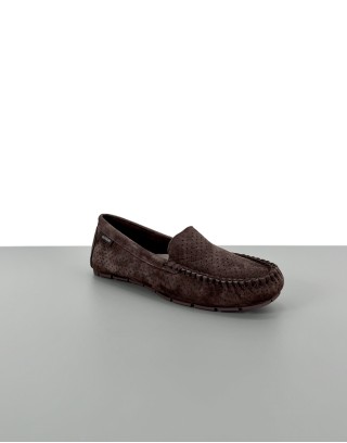 Mokasyny ażurowe skórzane...