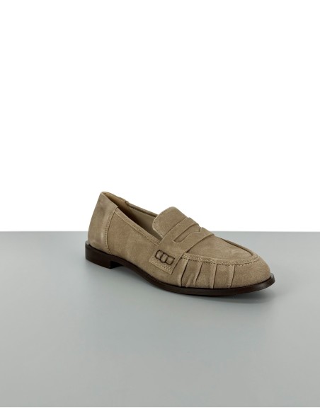 Mokasyny beżowe kolekcja...