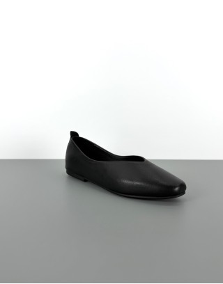 Baleriny skórzane czarne |...