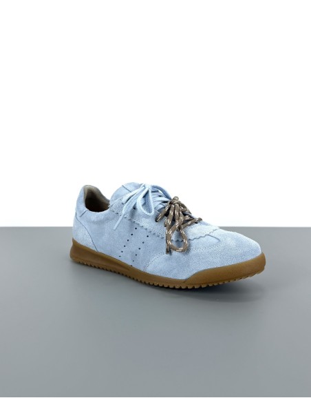 Sneakersy pudrowy błękit...