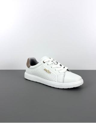 Sneakersy skórzane białe |...