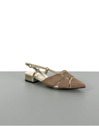 Czółenka odkryta pięta...