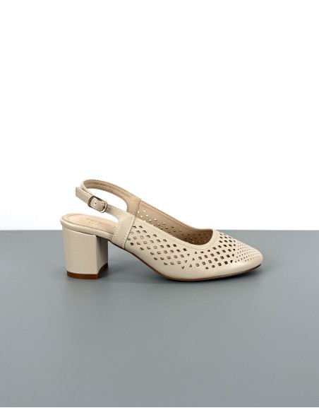 Czółenka ażurowe bez pięty...