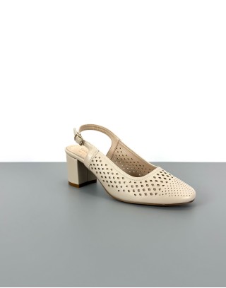 Czółenka ażurowe bez pięty...