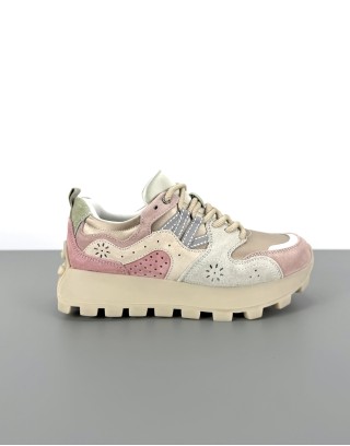 Sneakersy skórzane na...