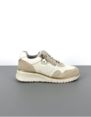 Sneakersy skórzane na...