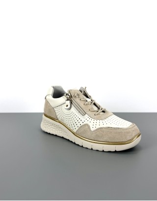 Sneakersy skórzane na...