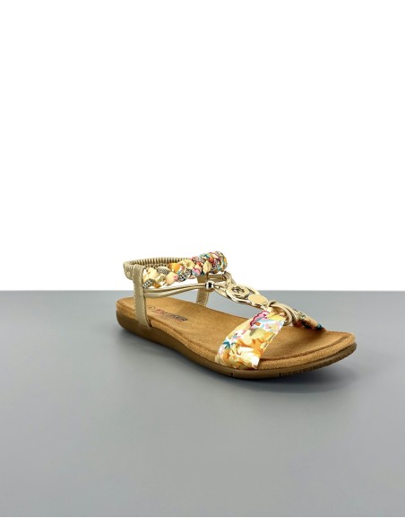 Wygodne sandały złote | 14516