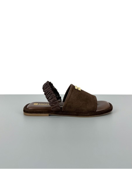 Klapko-sandały czekoloadowe...