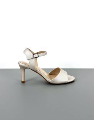 Sandały eleganckie srebrne...