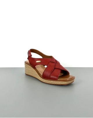 Sandały skórzane na...