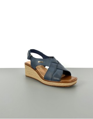 Sandały skórzane na...