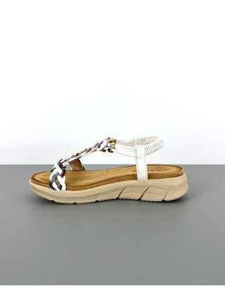 Wygodne sandały z ozdobami...