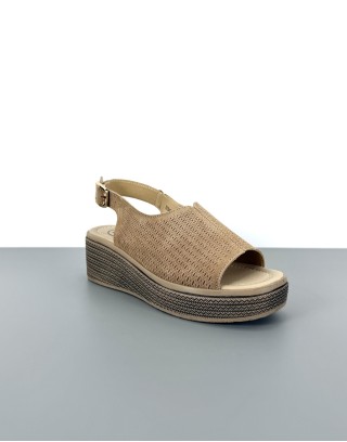 Sandały skórzane na...