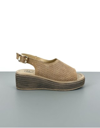 Sandały skórzane na...