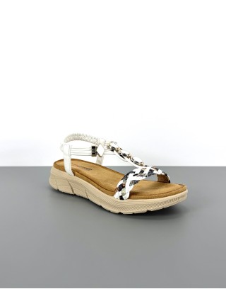 Wygodne sandały z ozdobami...